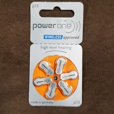 POWER ONE P13 BATTERIES SEALED PACK OF 6 BEST BY 2026