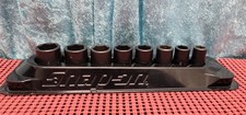 SNAP-ON TOOLS 108IMTTMM 8-PC SHALLOW IMPACT SOCKETS METRIC FLANK 1/4