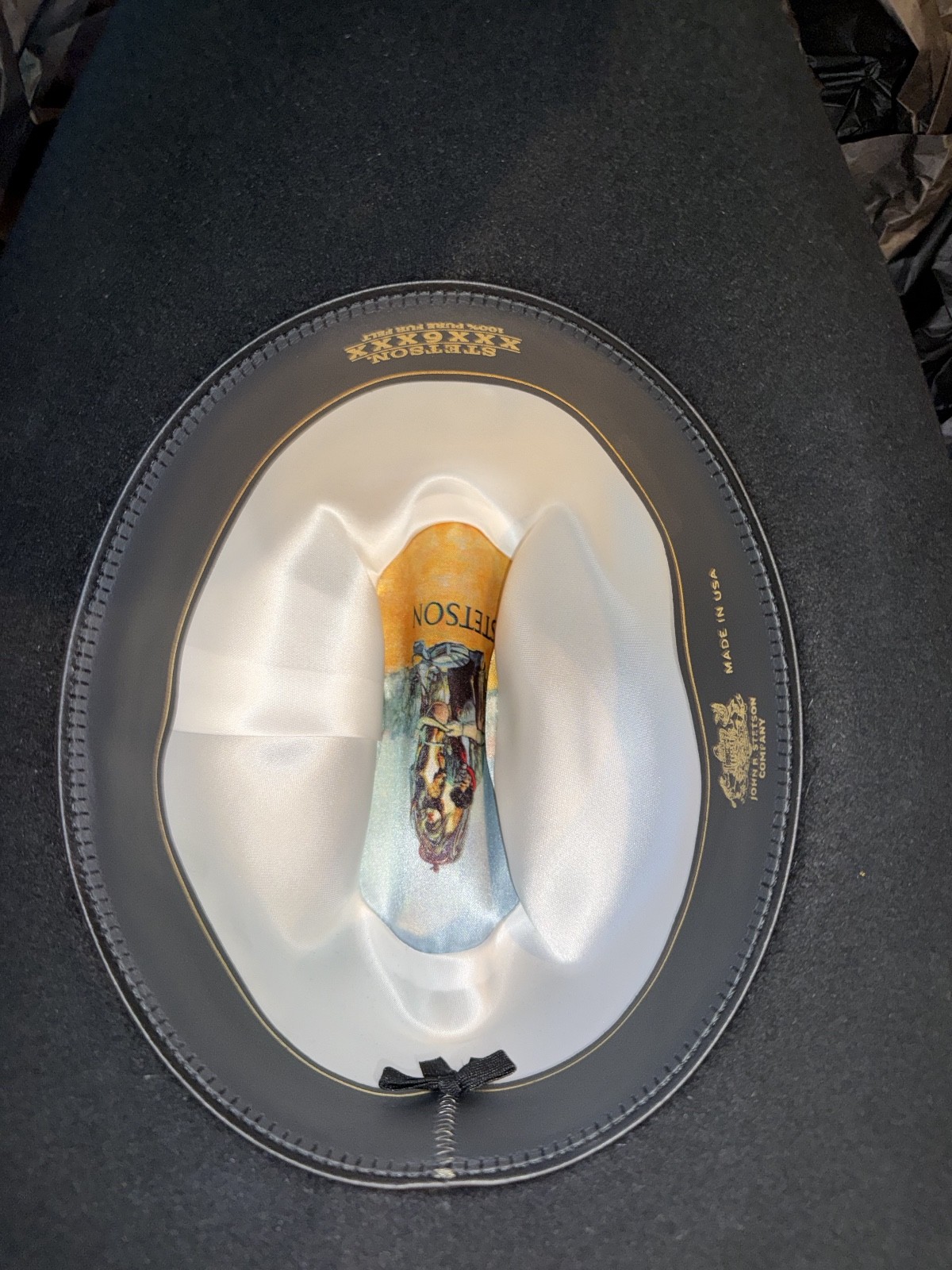Stetson Skyline 6x Cowboy Hat 7 1/4 Lil Nas X Customized New Unworn image 3
