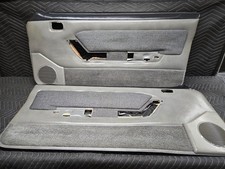 87-93 Ford Fox Body Mustang 5.0l Gray Door Panels Power Windows 88 89 90 91 92