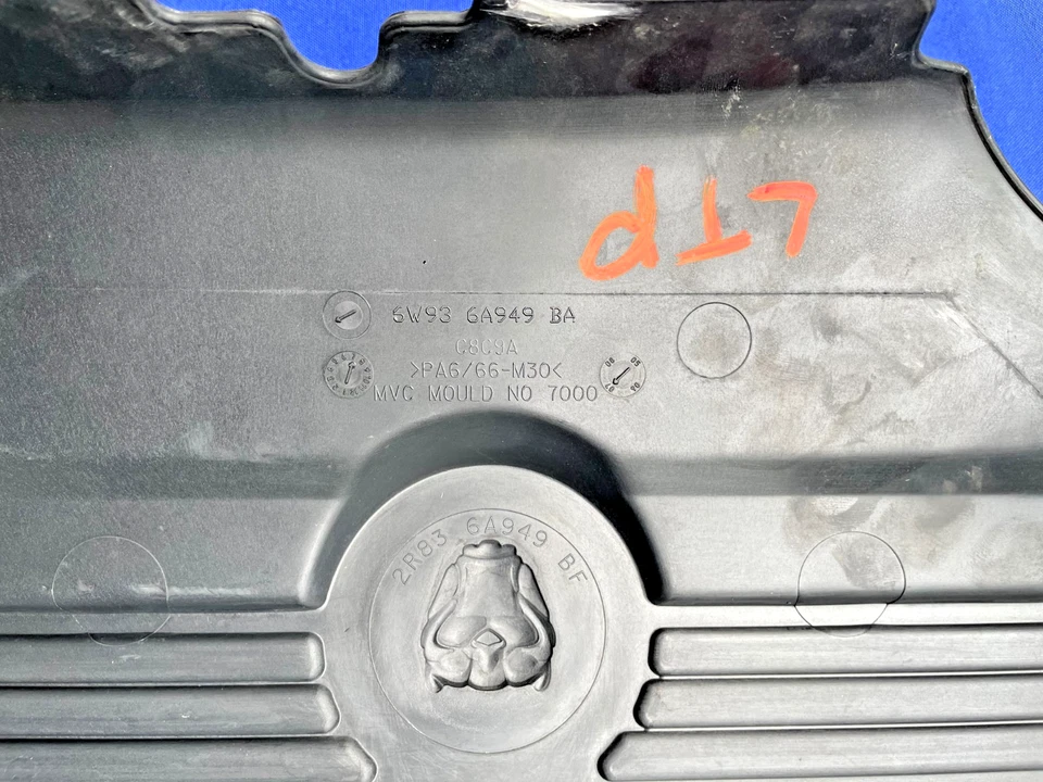 2004 - 2009 Jaguar XJ8 4.2L V8 Engine Motor Plastic Cover 6W93-6A949BA OEM - Image 3 of 4