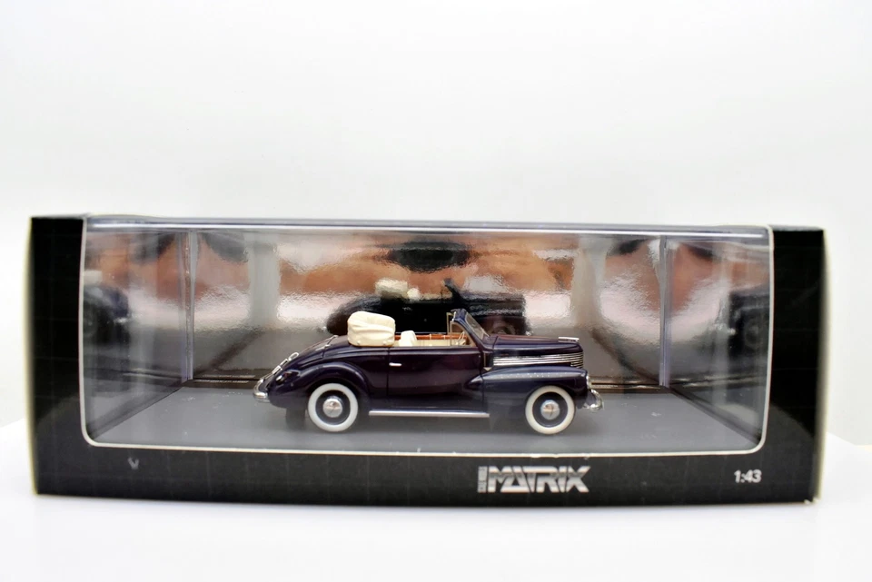 Modellino auto scala 1:43 Opel hebmuller kaptain cabriolet Matrix modellismo da - Immagine 2 di 4