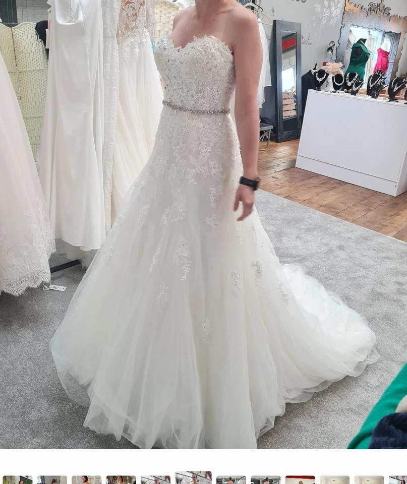 Sophia Tolli Size 8 Wedding Dress - Image 3 of 3