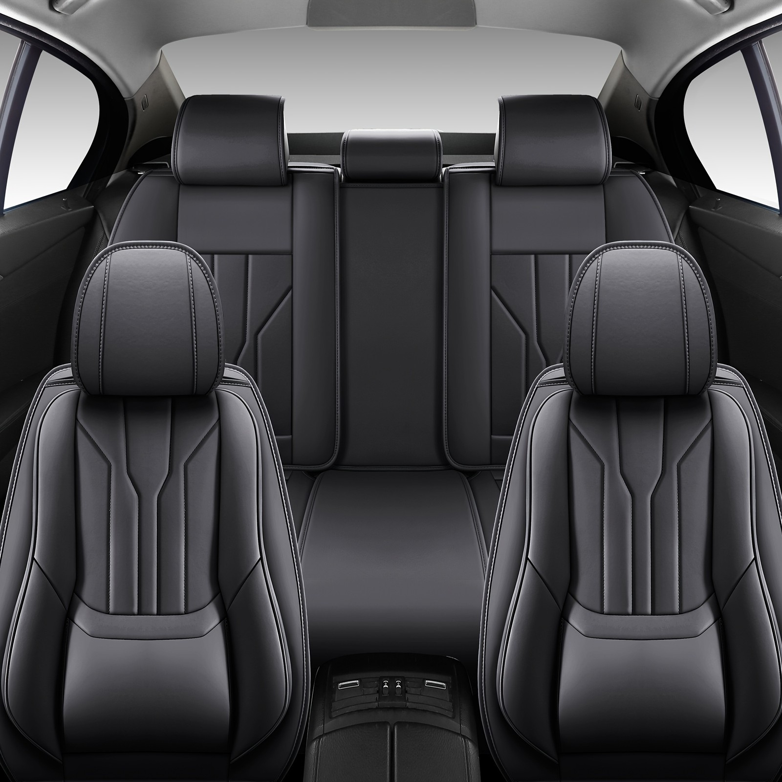 For Nissan Altima Murano Sentra Frontier，5-Seat Full Coverage Car Seat Covers
