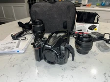 Nikon D-5000 Camera W/ Nikon DX 18-55mm Lens & Nikon DX 35mm Lens & Accessories