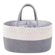 Diaper Caddy Organizer, Baby Basket with Handle, Table Organizer for Storage,...