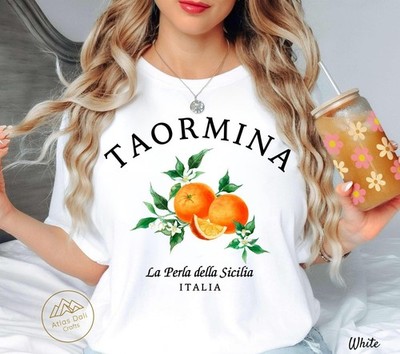 Taormina Italy Shirt Travel Gift for Italy Lovers Souvenir Tee