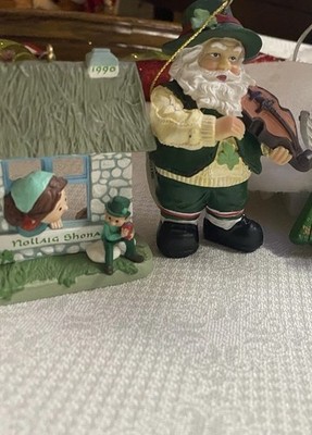 2 Vintage Irish Ornaments Handcrafted Sold  Together. Excellent Condition
