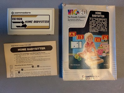Commodore VIC-20 - Home Baby Sitter I - Box and instructions, tested working