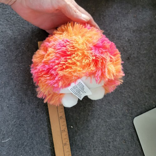 Mentos Peluche Riccio Peluche 6” Rosa Arancione Soffice Giocattolo da Collezione - Foto 3 di 7