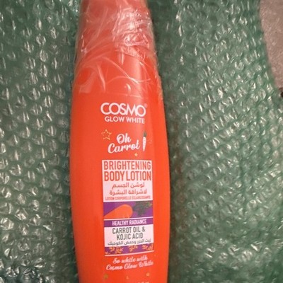 COSMO Glow White Oh Carrot Brightening Body Lotion w/ Carrot Oil & Kojic Acid
