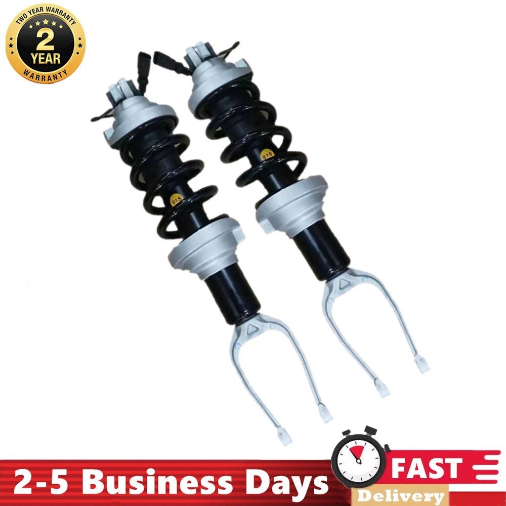 Pair Front Shock Absorber Struts w/Magnetic For Audi R8 2016-21 4S0412019S 5.2L