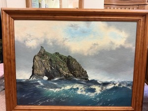 Original Paul Kooy Hole In The Wall 22 x 30 ”Framed Oil Painting on Canvas