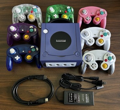 Nintendo GameCube Console INDIGO PURPLE - HDMI Mod Pluto Llx 1-4