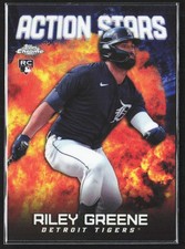 2023 Topps Chrome Update #ASC-8 Riley Greene Action Stars