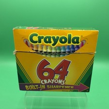 2006 Crayola Crayons 64 Count Box w Disc. Dandelion Color  Sharpener 7