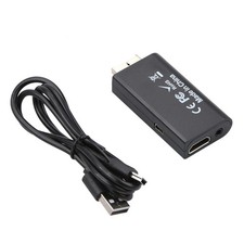 Plug Play For PS2 To HDMI-Compatible Adaptor HDTV RCA AV Audio Video Converter