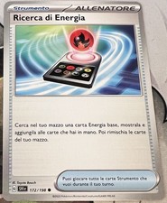 Carta Pokemon Scarlatto e Violetto SVIit ITA: RICERCA DI ENERGIA 172/198 Comune