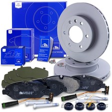 ATE BREMSSCHEIBEN +BEL&Auml;GE +VWK VORNE F&Uuml;R MERCEDES SPRINTER 906 907 VW CRAFTER 2E
