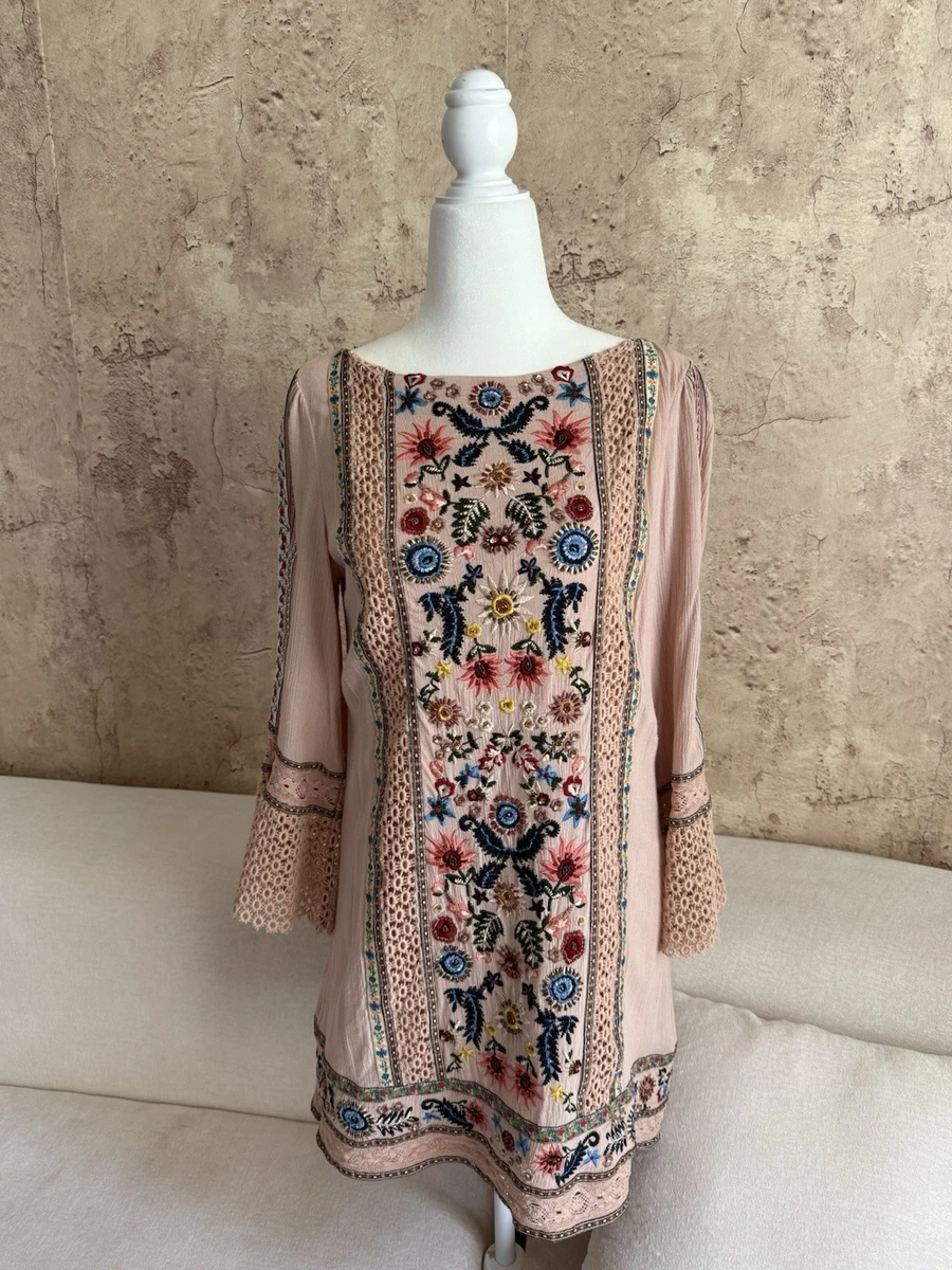 alice and olivia clark embroidered dress Alice + Olivia | Dresses | Alice Olivia Clark Mandarin Collar Gathered  Tiered Dress White Mini Size