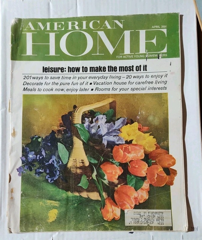 American Home Magazine April 1967 Decorating for Active Young Homemakers S9