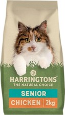 Harringtons Complete Dry Senior Cat Food Chicken 2kg (Pack of 4) - Tasty Natura 20.84 per kilo