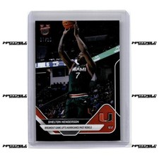 2025-26 Bowman U Now - Black #23 Shelton Henderson Rookie 7/10 JERSEY MATCH