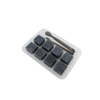 JEmarble Whiskey Stones Ice Cubes Jade Green 9-Inch Set of 8 Standard Functional