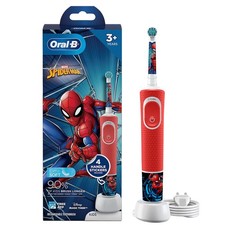 Oral-B Kids Spiderman Rechargeable Rotating Electric Toothbrush, 2 Brushing Mode
