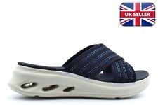 Cipriata Womens Wedge Sandals Ladies Cross Over Sandals Mule Sandals Wedge Heel