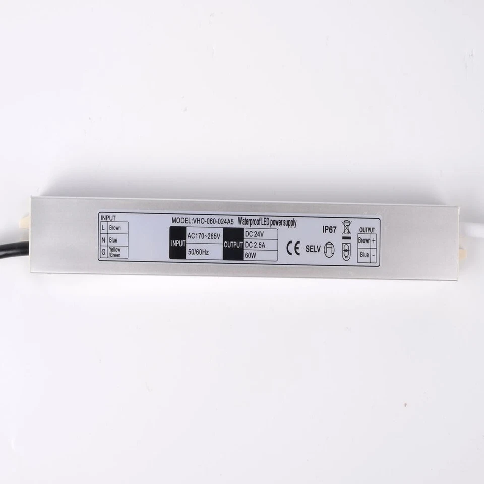 LED Driver Transformer Constant Current LED Power Supply 60W 24V IP67 5000Ma - Bild 4 von 4