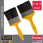 ProDec 4" or 5" Inch Masonry Brush Painters Plasterer Paint Brush Trade Masonary