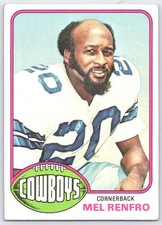 1976 Topps #368 Mel Renfro Dallas Cowboys