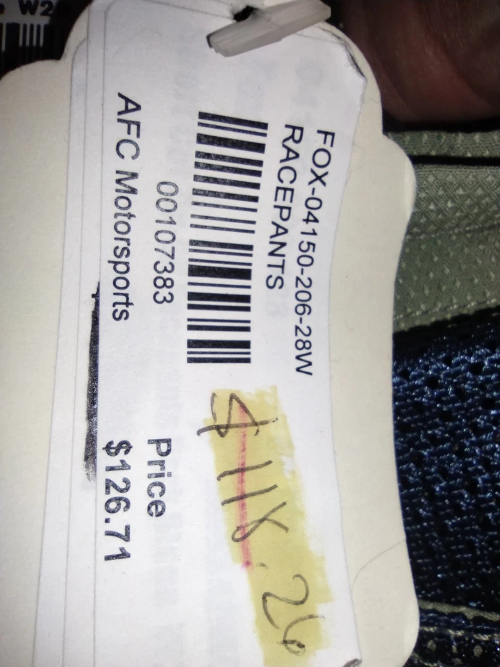 Pantalones Cortos Fox Racing/Pantalones de Motocross Talla 28 Cuero Protector ATV Dirt Bike. Foto 3 de 4