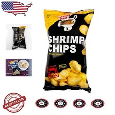 Authentic Japanese Curry Shrimp Chips 3-Pack 6oz  Mild Spice Snack