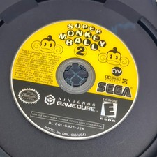 Super Monkey Ball 2 (Nintendo GameCube, 2001) - Disc Registration and Precaution