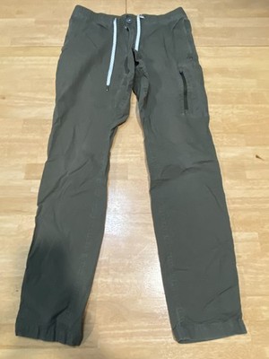Vuori Ripstop Pants Mens Size Small Drawstring Style V412 Sage Green Stretch (S)