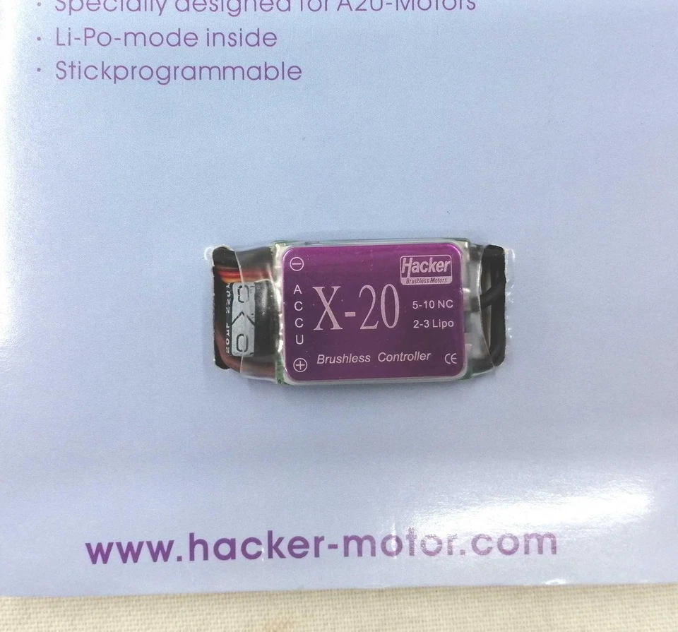 HACKER X Series Controller 20A Speed ​​Controller - Bild 3 von 4
