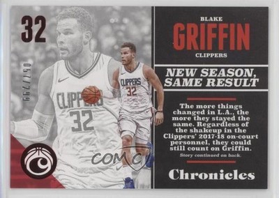 2017-18 Panini Chronicles Red 57/299 Blake Griffin #12 ex7