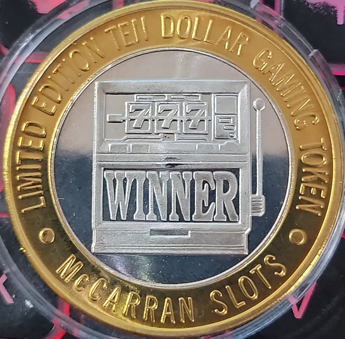 999 Silver $10 Gaming Token - McCARRAN SLOTS | eBay