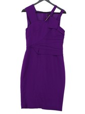 Karen Millen Bodycon Midi Dress UK12 in Purple