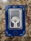 50 Gram .9999 Silver MMTC PAMP Swiss India LBMA Lotus Flower In PAMP Assay Card!