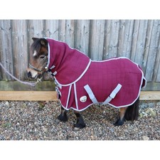 Ruggles Shetland-Miniature-Donkey Triple Layer Wicking Rug With Detachable Neck
