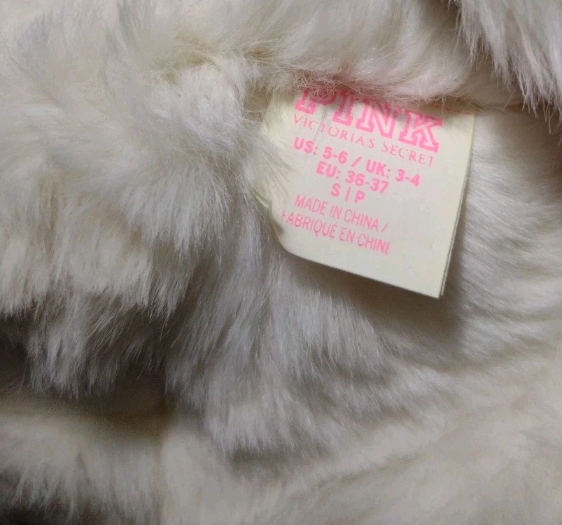 Toboganes para dormitorio Pink Fury blancos para mujer talla pequeña (5-6) pequeña Foto 4 de 4