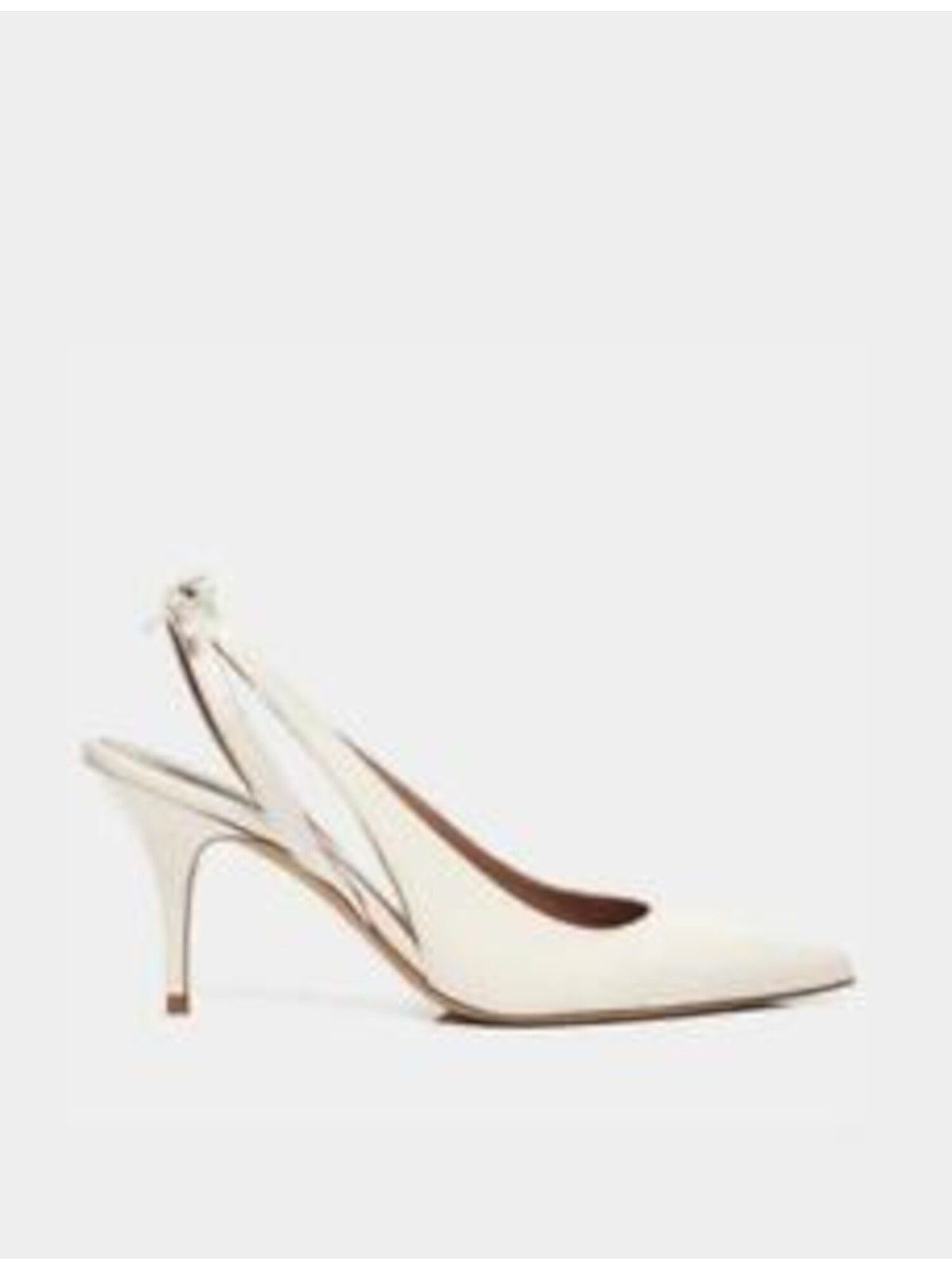 TABITHA SIMMONS Womens Bone Beige Slingback Erika Stiletto Pumps 37.5