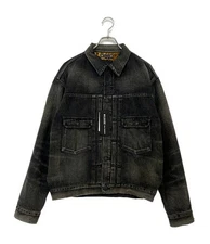 WILD SIDE YOHJI YAMAMOTO x MINEDENIM men's Mindenim denim jacket size M USED