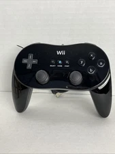 Original OEM Nintendo Wii U Pro Classic Controller Black RVL-005 Remote