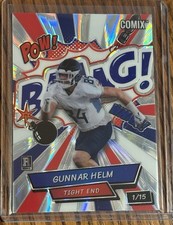 2025 Wild Card Comix Gunnar Helm Lava #1/15 Tennessee Titans
