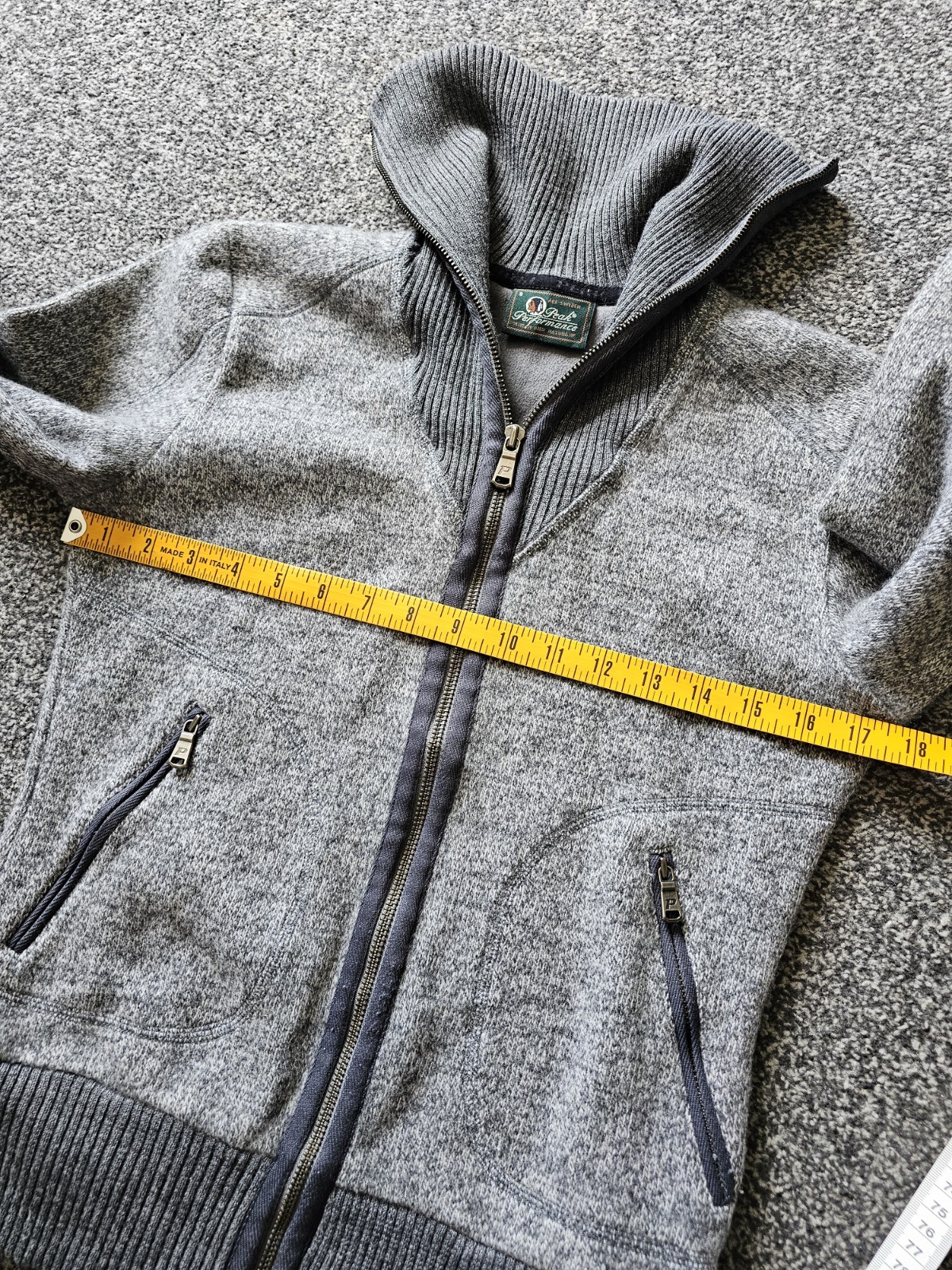 Peak Performance Wool Blend Jacket Small Grey Bra… - image 11