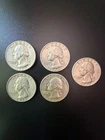 New ListingLot Of 5 1964 D Washington Quarters - Lot 2